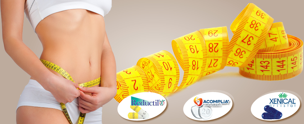 weight loss products: reductil meridia, xenical, acomplia